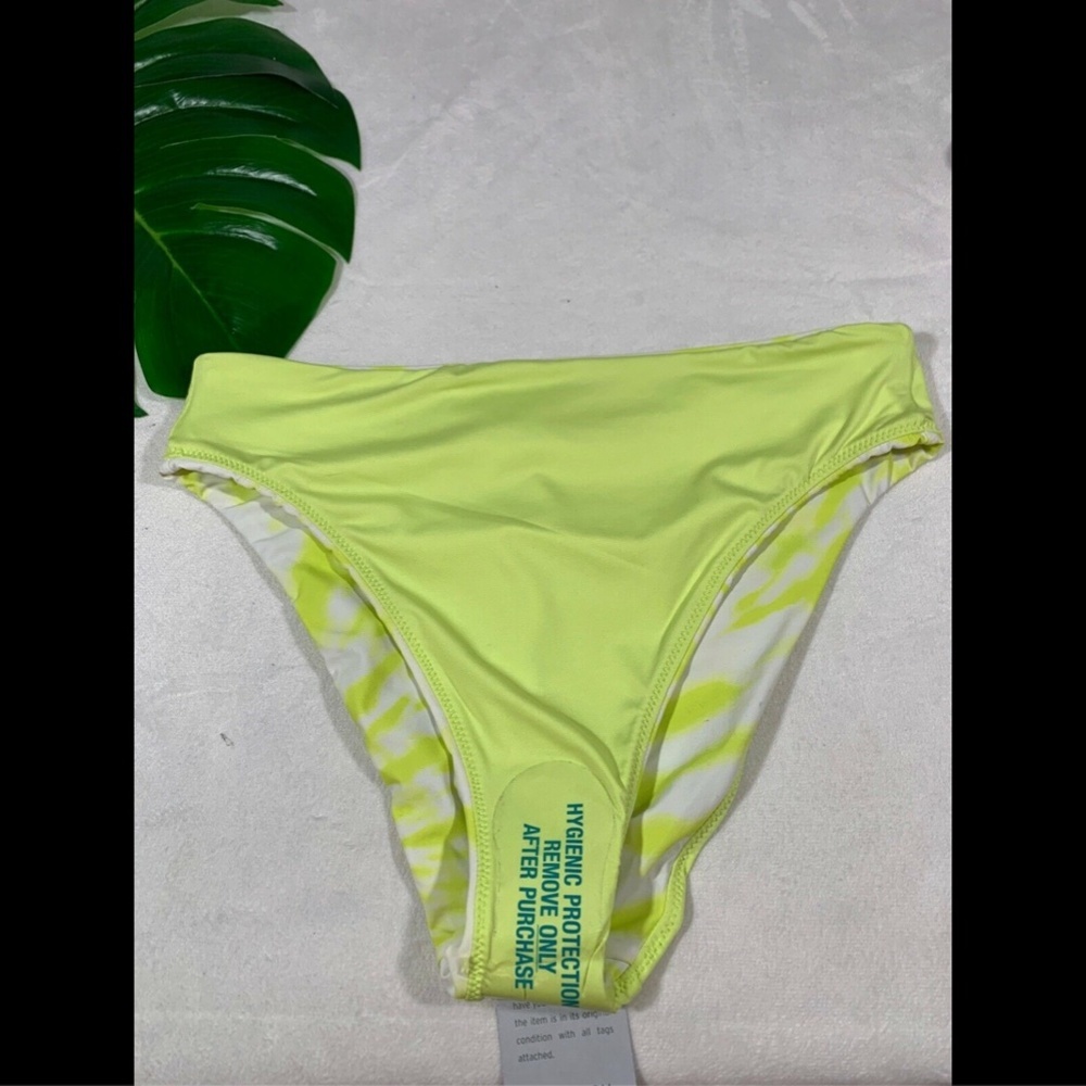 NWT Seafolly Beach Break High Waist Bikini Bottoms in Limeade [‎ 10 US] - Picture 6 of 8